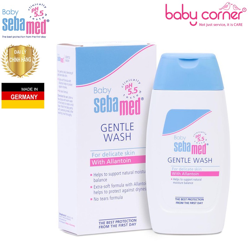 SỮA TẮM GỘI TOÀN THÂN CHO BÉ SEBAMED pH 5.5 (200ML)