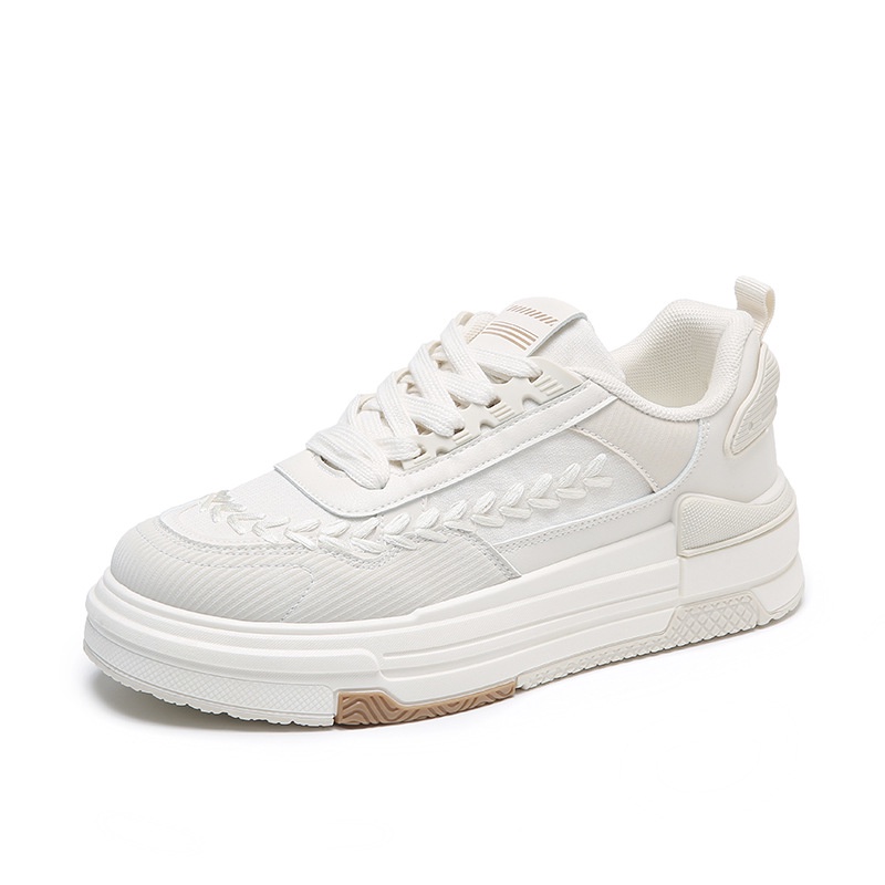 Giày Sneaker Tăng Chiều Cao Thoáng Khí Phong Cách Hàn Quốc Cho Nữ