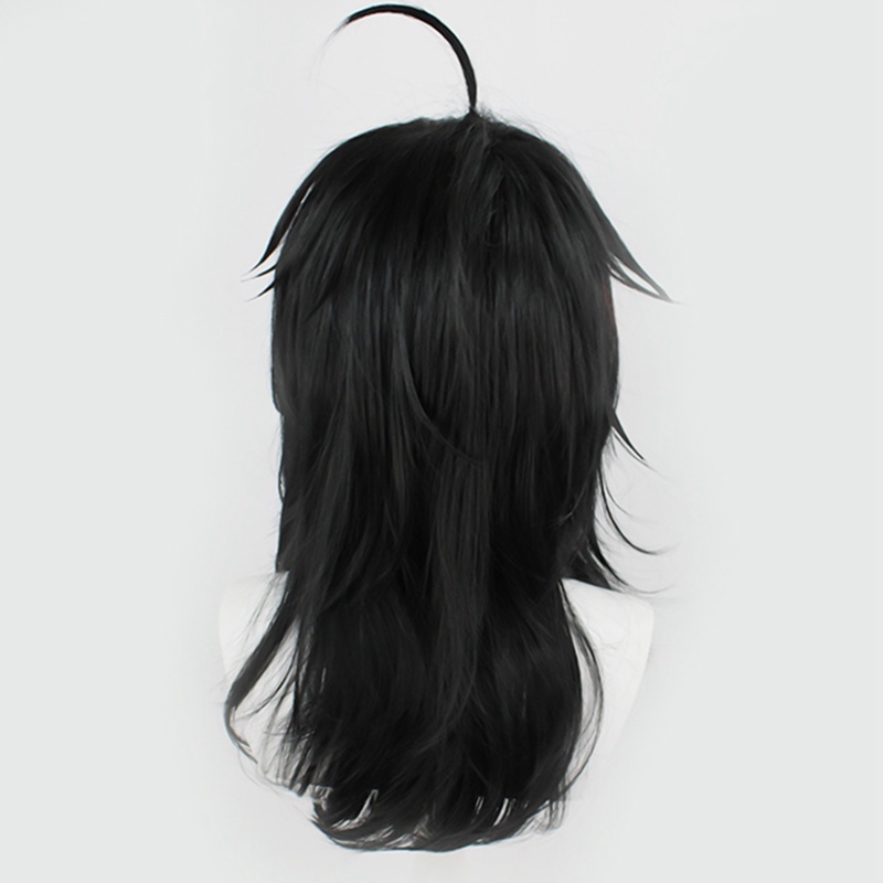 Bộ Tóc Giả Dài Màu Đen Đỏ Dùng Hóa Trang Nhân Vật VTuber Vox Akuma