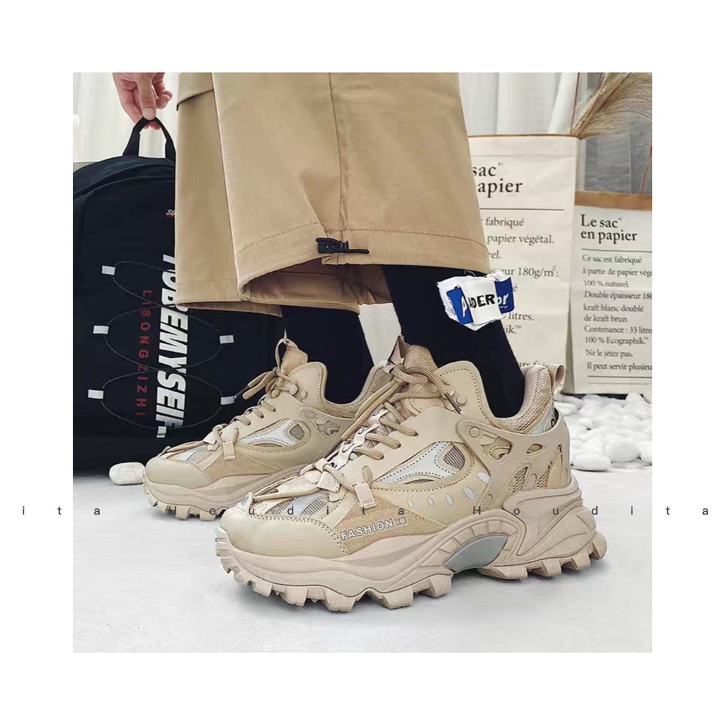 Giày Thể Thao Nam Sneaker Tăng Chiều Cao Cổ Cao Nam - HOUDITA - C-BT24