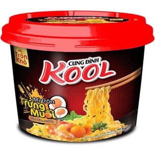 Mì trộn Kool Cung Đình trứng muối hộp 90g