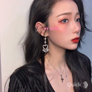 khuyên đeo vành tai khuyên tai titan dây xích nam nữ - khuyên tai thép y tế siêu bền không dị ứng không gỉ UNISEX BTS