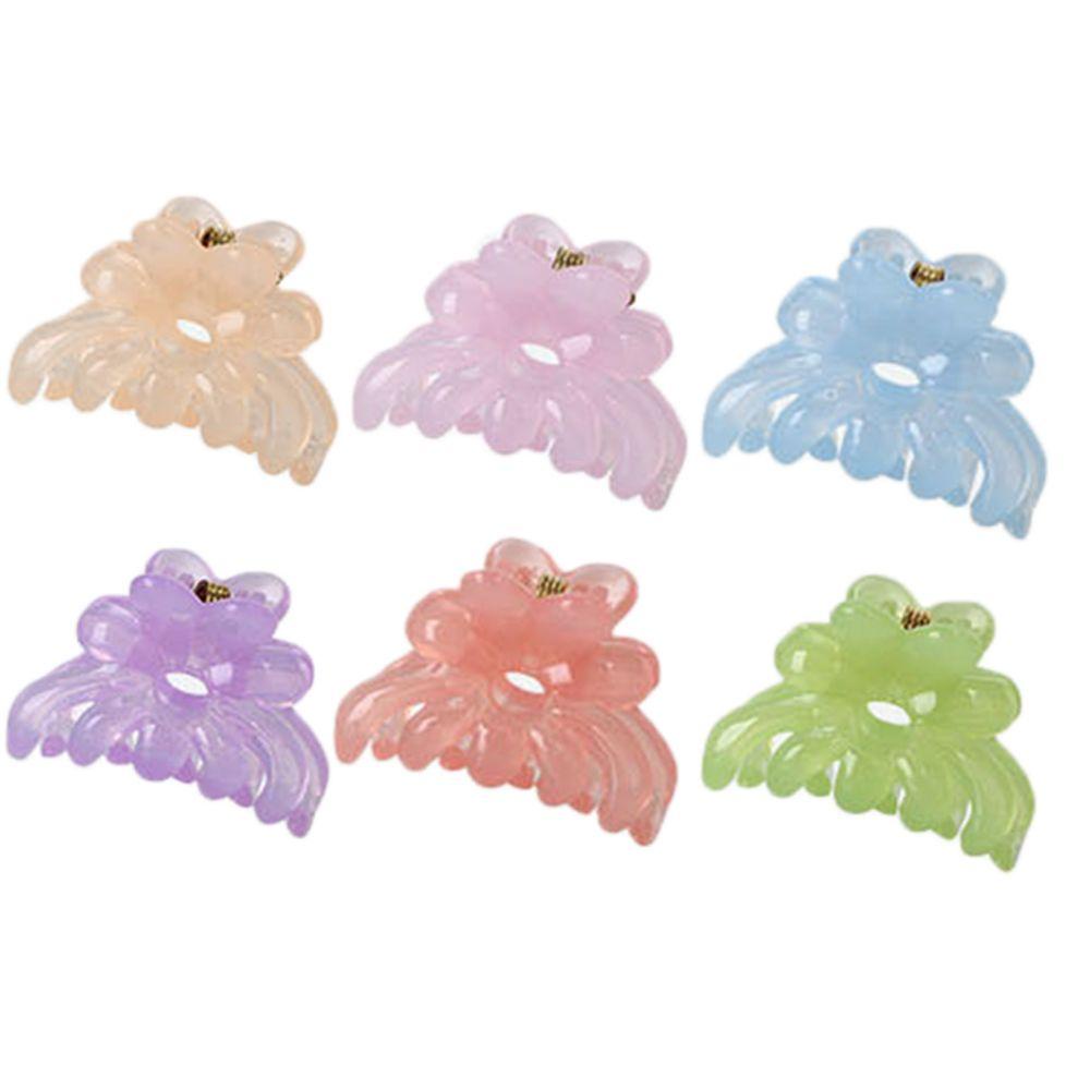 Kẹp Tóc Càng Cua Đính Hoa Cúc Nhỏ Lấp Lánh Cho Nữ