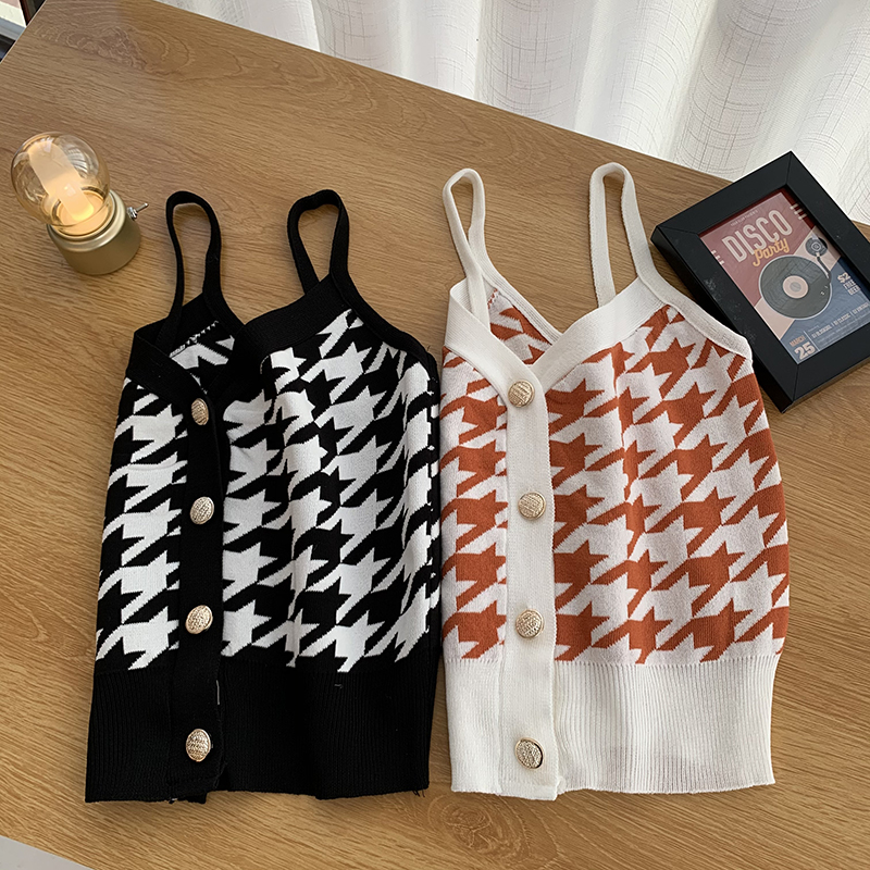 Áo Cardigan Dệt Kim Phối Một Hàng Nút Thời Trang Xuân Hè