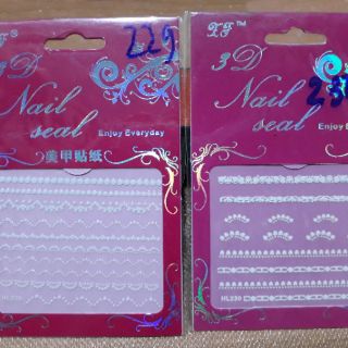 Hình ren trắng trang trí móng