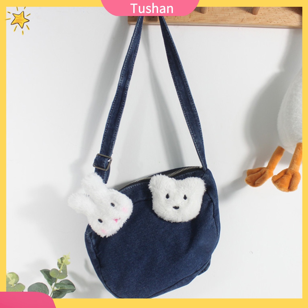 Ghim Cài Áo Hình Gấu / Thỏ Nhồi Bông Đáng Yêu