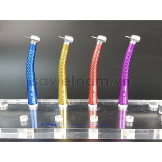 Tay khoan mầu sắc Coxo CX207-C, Tay khoan nha khoa không đèn 1 tia nước