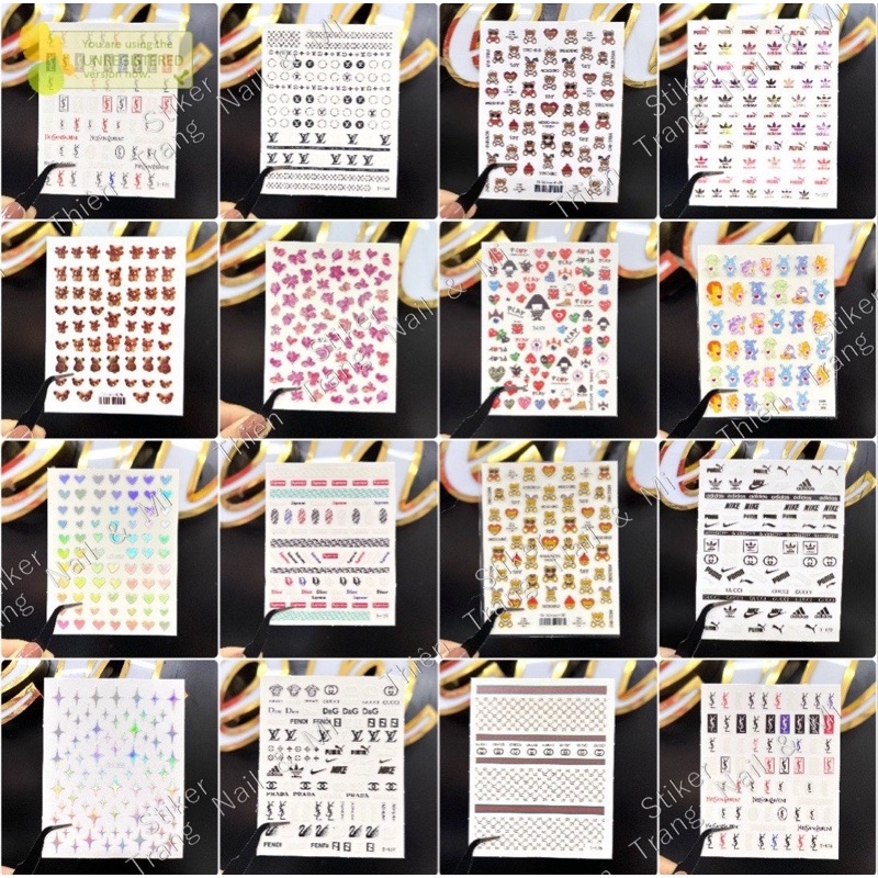 Sticker nhiều mẫu - ( ib shop chọn mẫu )