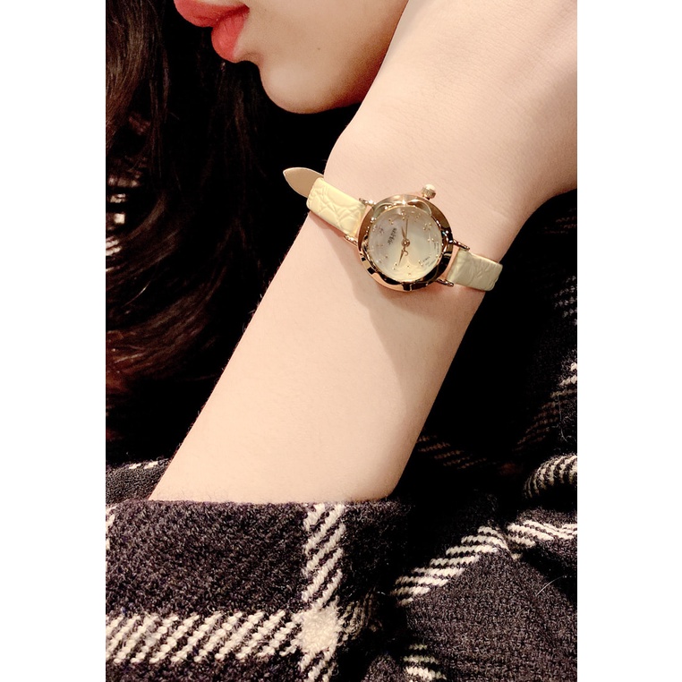 Đồng hồ nữ Julius Hàn Quốc JA-482 dây da