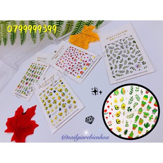 Sticker các loại tráng trí móng