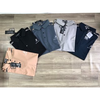 ✅  Áo polo nam họa tiết AUTHOR, 4XL, trên 75kg