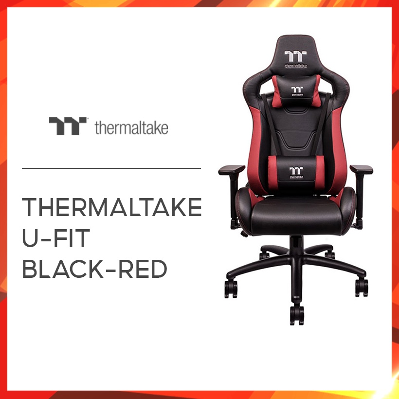 Ghế gaming Thermaltake U-Fit Black-Red