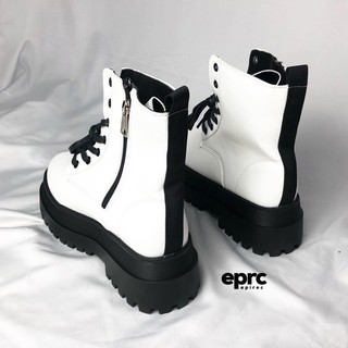 (HÀNG ORDER) Boots da lì đế cao thời trang 6cm