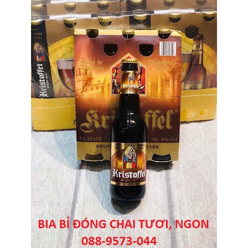 3 CHAI - Bia Bỉ nhập khẩu - Kristoffel 5% Chai 330ml