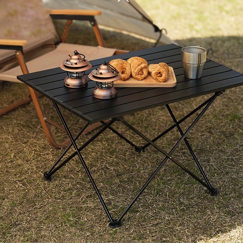 Bàn dã ngoại xếp gọn picnic du lịch leo núi gấp gọn hợp kim nhôm gấp gọn chắc chắn, độ bền cao