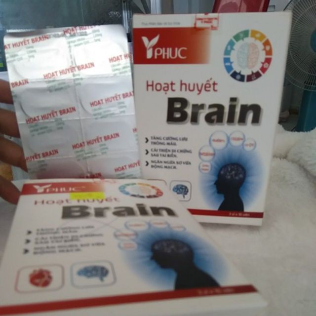 Hoạt huyết Brain hỗ trợ tăng cường lưu thông máu, giúp hoạt huyết