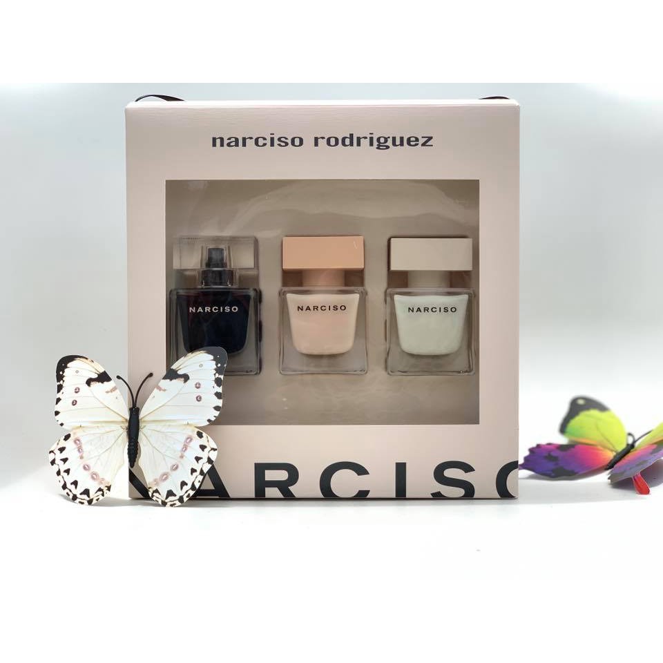 Tách set Nước hoa Narciso Rodriguez Narciso EDP (30ml) - chai màu trắng