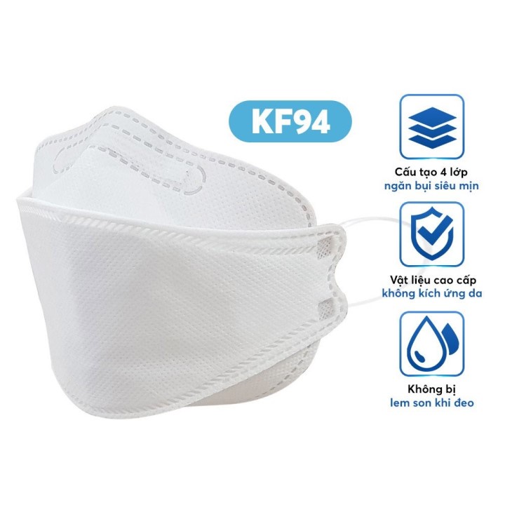 [Khuyến Mãi Sốc] Khẩu trang 3D KF94 Hàn Quốc chống bụi mịn và kháng khuẩn - set 10 cái | BigBuy360 - bigbuy360.vn