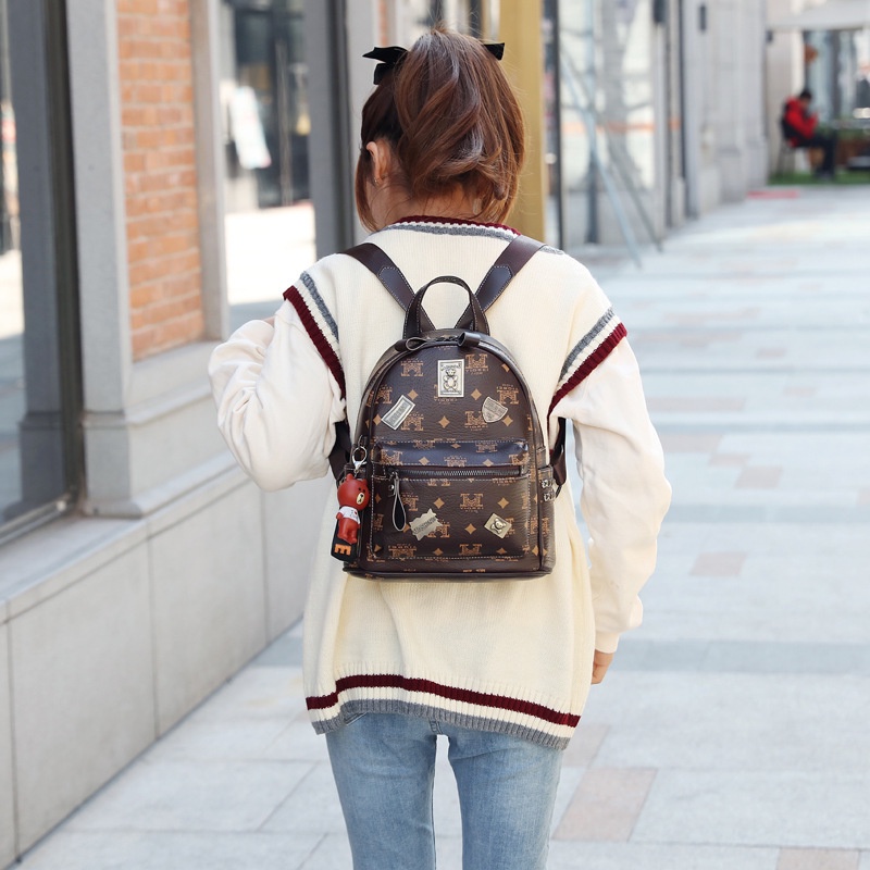 Balo CHUWANGLIN da PU in họa tiết thời trang tùy chọn màu sắc chất lượng cao cho nữ