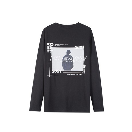 Áo thu đông tay dài nam nữ unissex thiết kế cổ tròn 2 màu đen trắng in hình basic vải cotton giữ nhiệt ATH24 | BigBuy360 - bigbuy360.vn