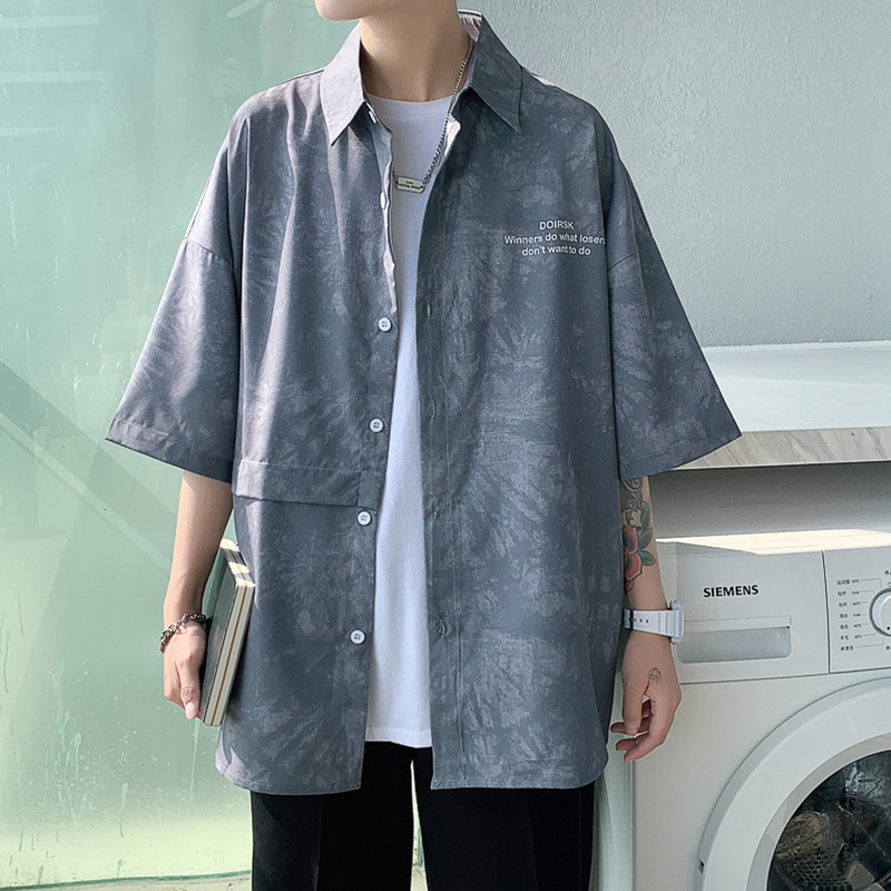 Áo sơ mi tay ngắn thời trang thịnh hành cho nam | BigBuy360 - bigbuy360.vn