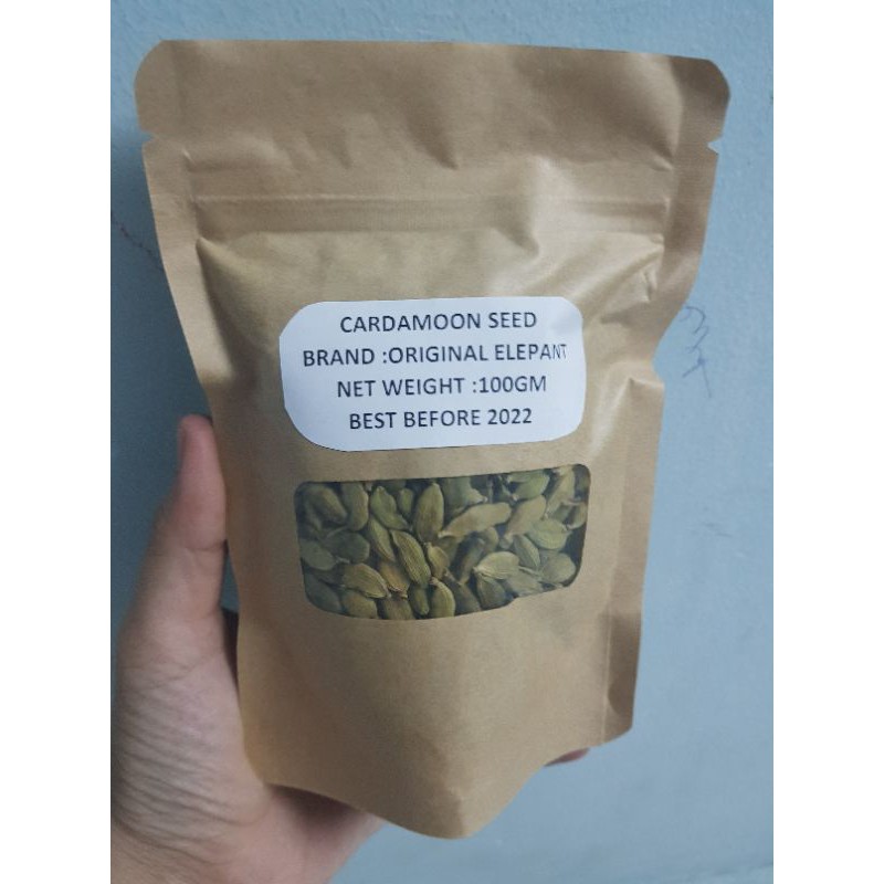 HẠT ĐẬU KHẤU XANH ẤN ĐỘ CARDAMOON 100GM