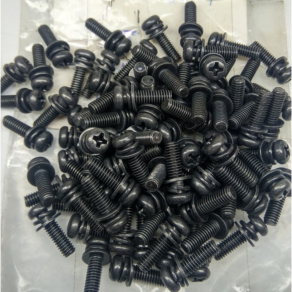 Ốc vít M4x14 bắt mặt bích máy mài góc Makita 265099-4