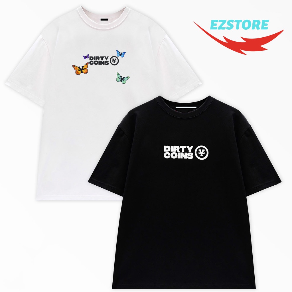 FREESHIP Áo thun tay lỡ nam nữ DirtyCoins Unisex oversize form rộng áo phông rộng mùa hè basic tee phối quần jean