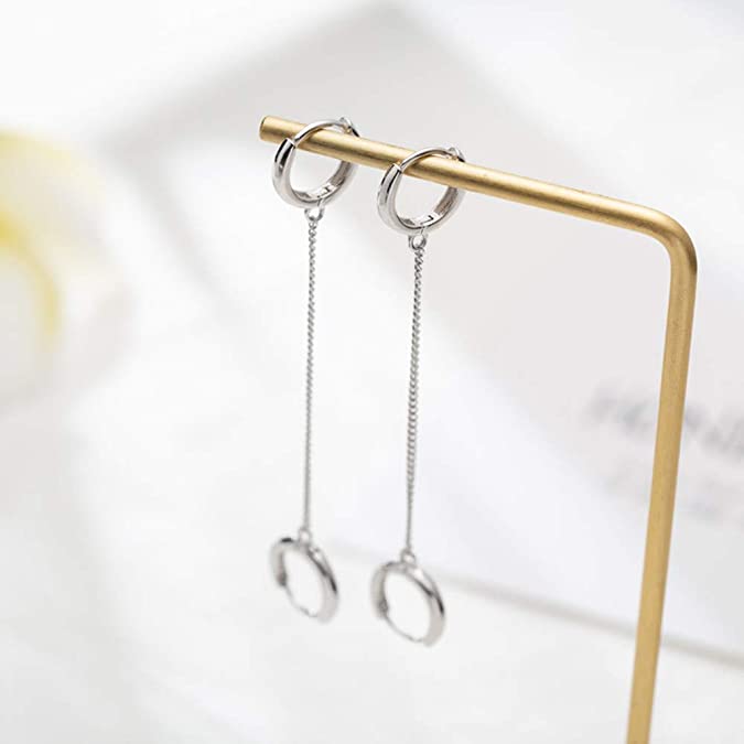 Khuyên Tai Tròn Phối Tua Rua Thời Trang Cho Nữ