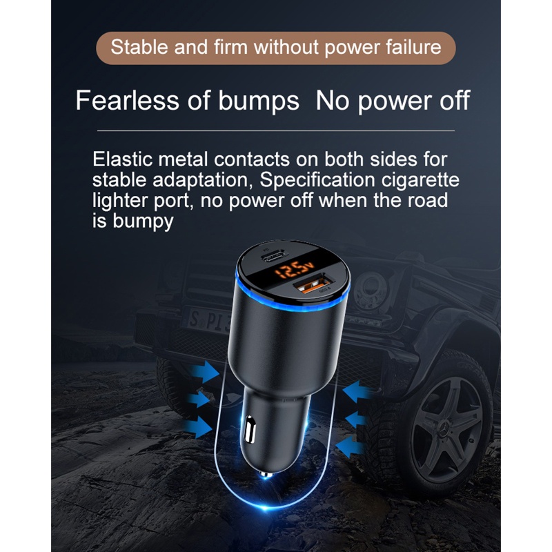 Tẩu Sạc Nhanh PD QC3.0 65W PPS Cổng USB Type C Cho Laptop Điện Thoại