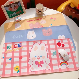 Lót chuột pad chuột bàn di chuột, cỡ lớn, chống nước, đáng yêu kẹo ngọt kiểu Hàn Quốc