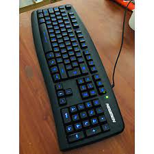 Bàn Phím Có Dây Newmen GL-100 Led Đỏ/Xanh - Bàn Phím Gaming Chính Hãng