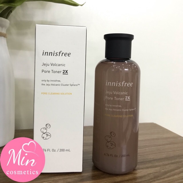 [Mẫu mới 2019] Nước Hoa Hồng Tro Núi Lửa Innisfree Jeju Volcanic Pore Toner