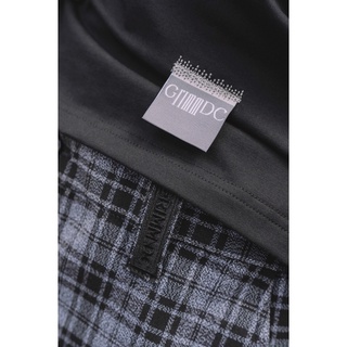 Grimm DC Áo thun tay ngắn Monogram // Đen