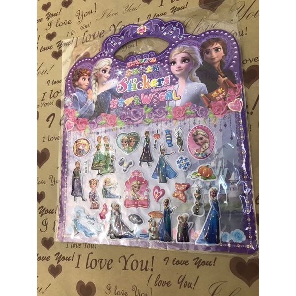 Hình dán sticker nổi 3d