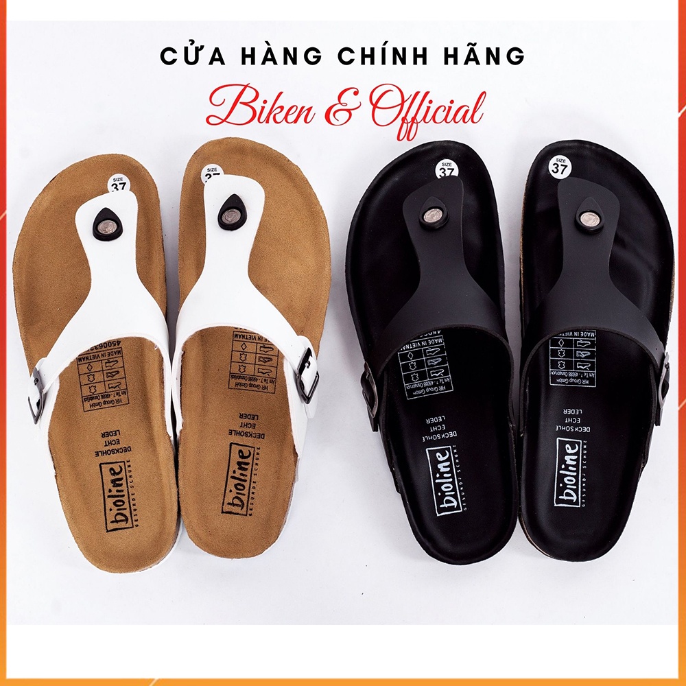 Dép sandal xỏ ngón da Pu M07, đế trấu- Siêu bền _Đẹp -Birken Official