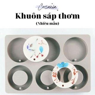 Khuôn Làm Nến [NHIỀU MẪU] Khuôn Làm Sáp Thơm Khuôn Silicon Chịu Nhiệt  Dùng Đổ Khuôn Làm Sáp Thơm/Resin/Thạch Cao Thơm