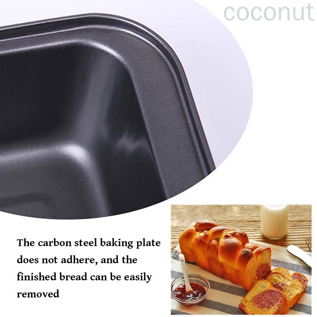 Khuôn Nướng Bánh Hình Chữ Nhật Bằng Thép Carbon Chống Dính Tiện Dụng