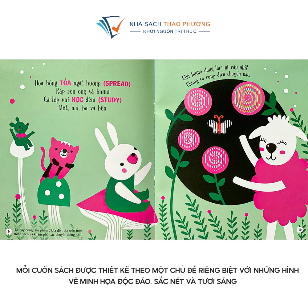 Sách - Moving book Cuốn sách biết nhảy múa tương tác độc đáo nhiều chủ đề cho bé