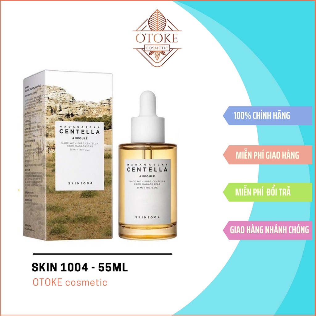 Tinh Chất Giảm Mụn, Mờ Thâm, Làm Dịu Và Phục Hồi Da Skin1004 Madagascar Centella Ampoule 55ml