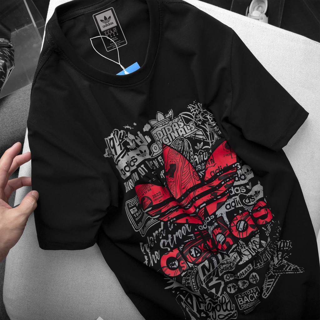 Áo Thể Thao Nam Adidas thun cotton tập gym cổ tròn ngắn tay vải thoáng mát co giãn chuẩn form nhiều mẫu