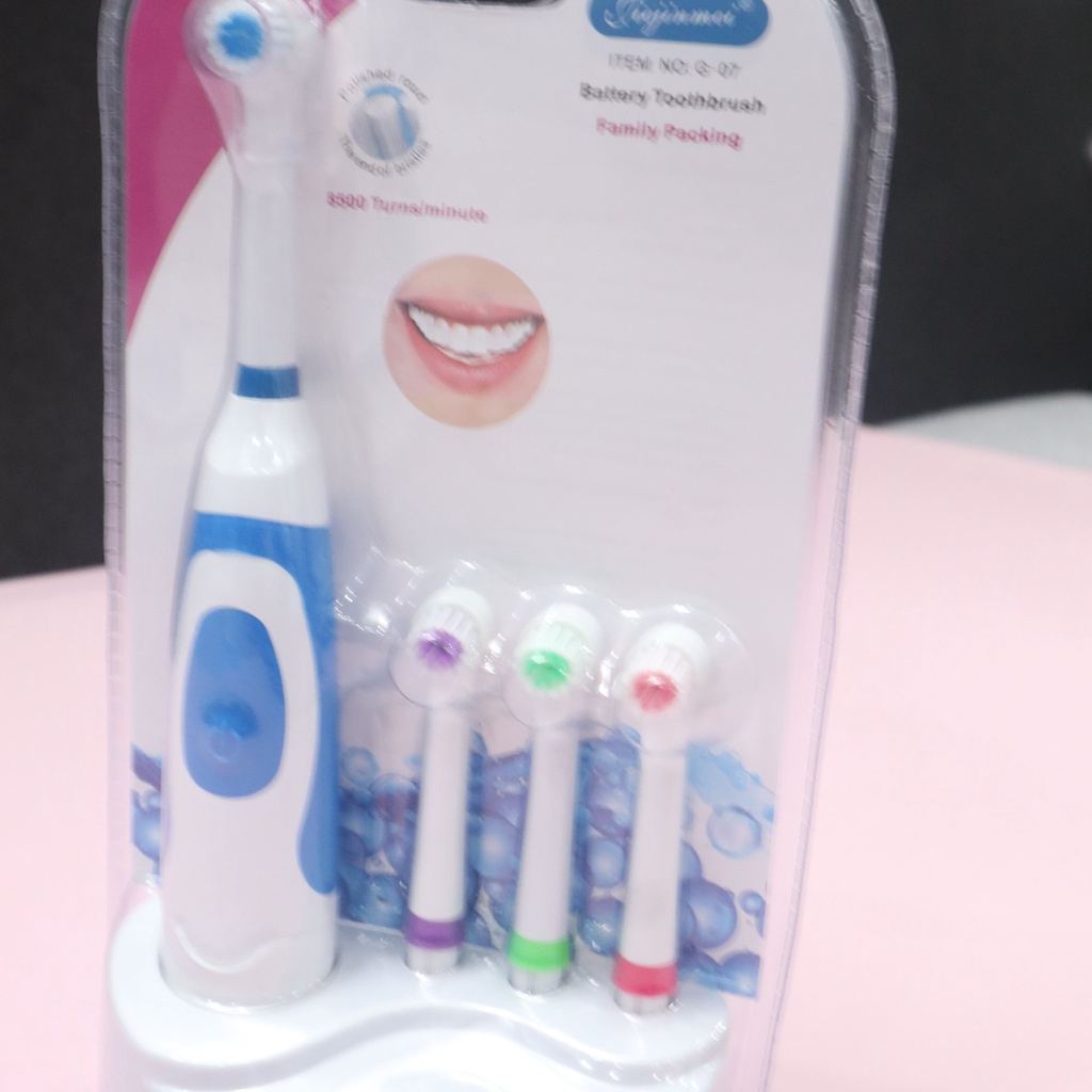 Bàn chải điện trẻ em battery toothbrush G-07, tiêu chuẩn châu âu (không kèm pin)