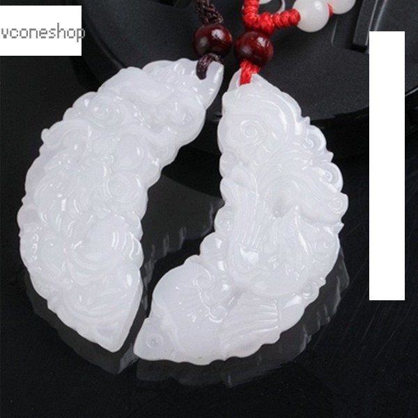 Đôi Vòng cổ ngọc bội Long Phụng tình duyên dây chuyền trang sức cổ trang long phượng quà tặng thời trang xinh