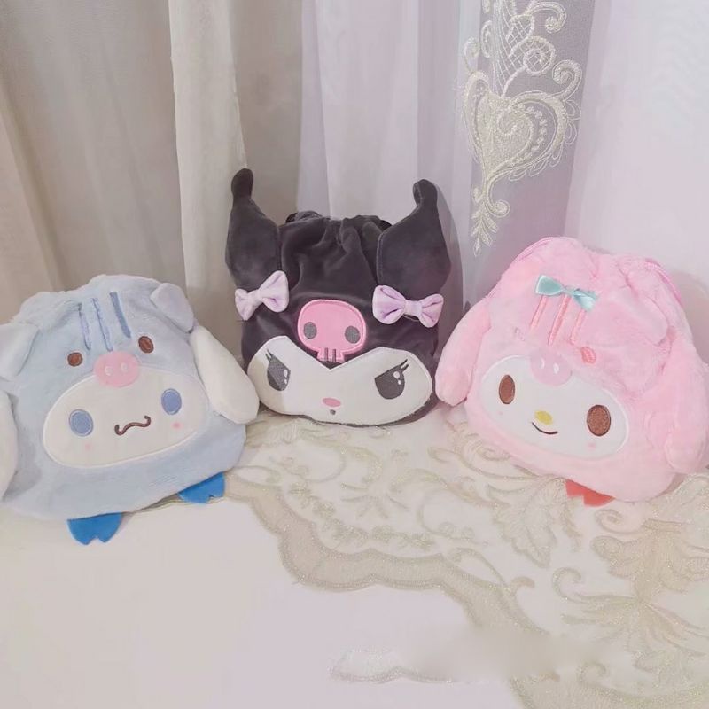 Túi Dây Rút Sanrio Nhiều Nhân Vật Dễ Thương