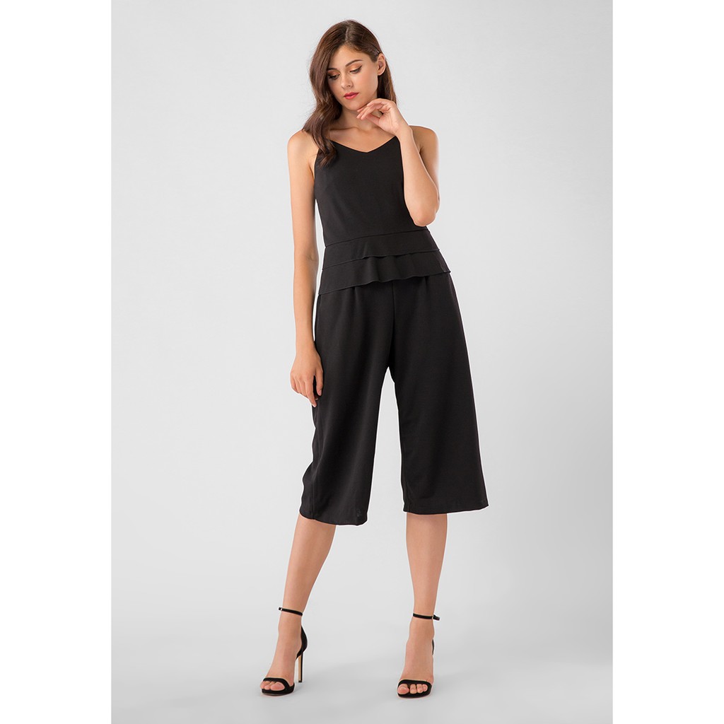 Jumpsuit dây viền bèo - Lovadova 18O08C002