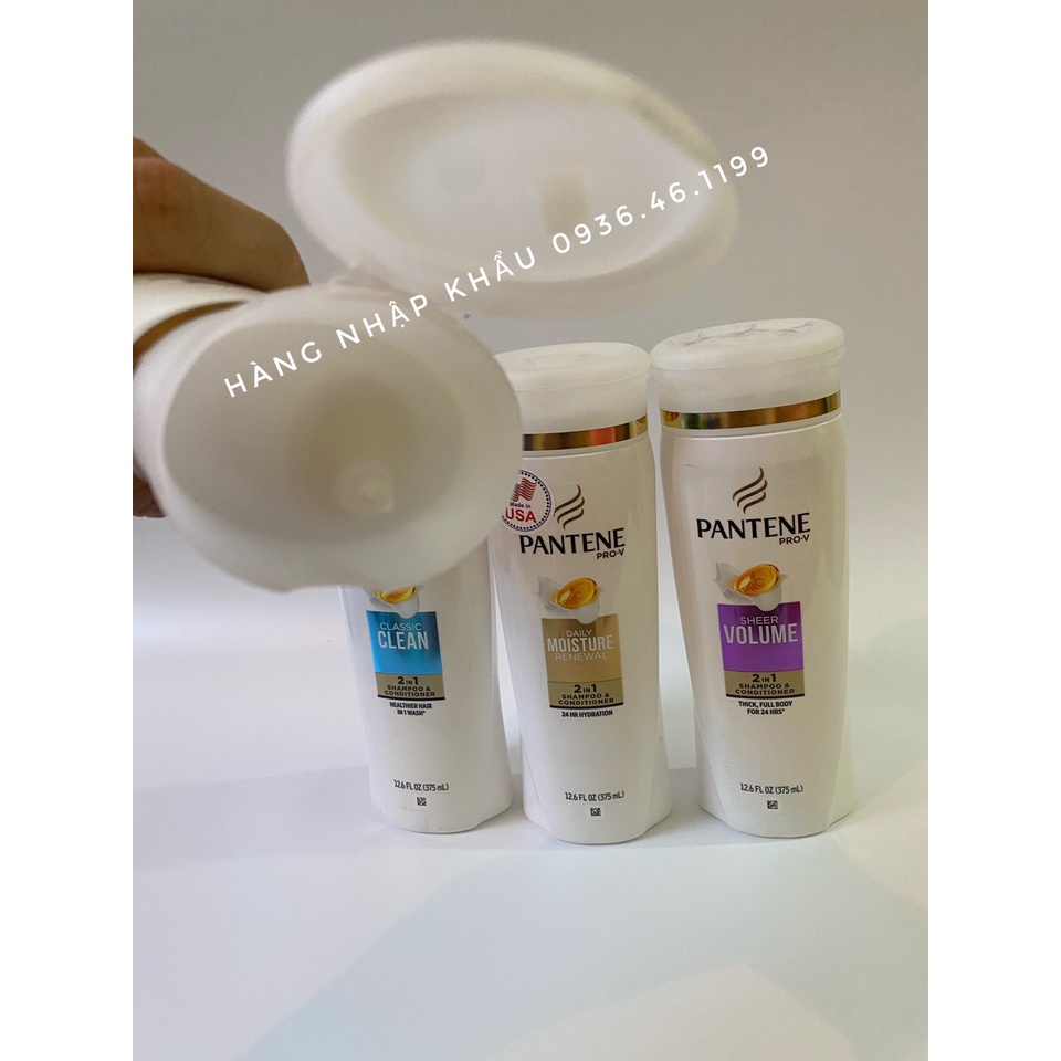 [Chính hãng] Dầu gội Pantene 375ml Mỹ  Chính hãng P&amp;G -Nhập khẩu Mỹ