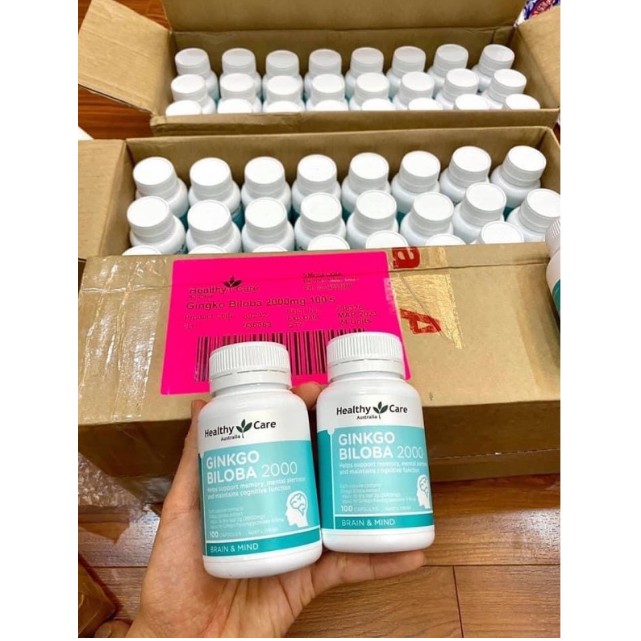 Bổ não Ginkgo Biloba Healthy Care 2000mg - 6000mg