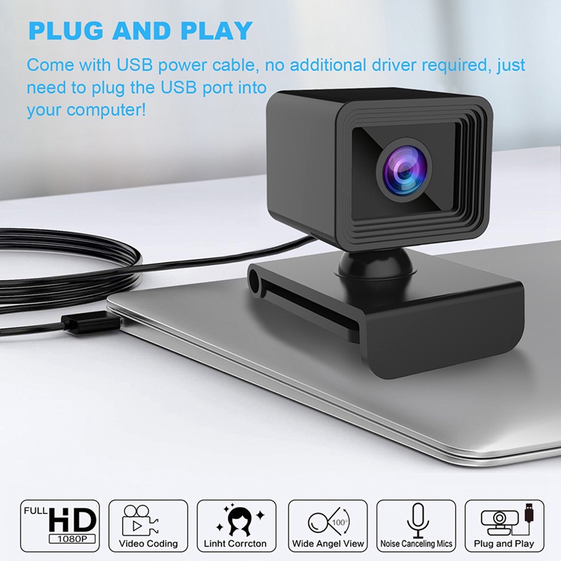 Webcam 1080p Tích Hợp Micro Cho Quay Video | BigBuy360 - bigbuy360.vn