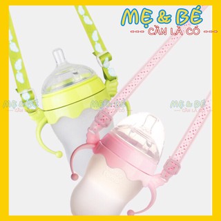 Tay cầm kèm dây đeo bình sữa cổ rộng 150ml-250ml