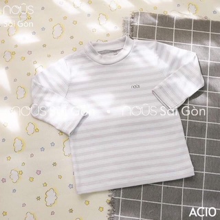 [Nous] áo cổ 3-5 phân Nous petit mỏng mềm
